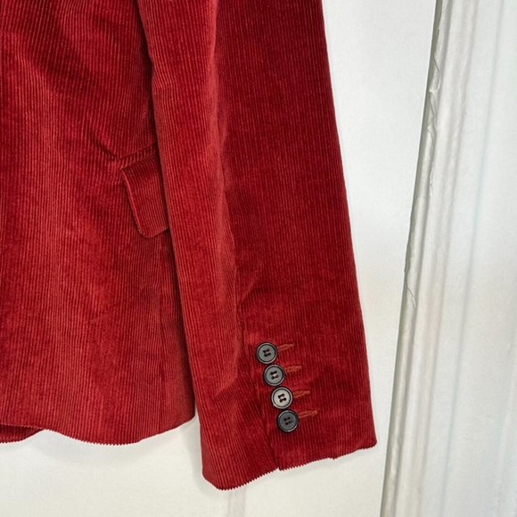 Red Corduroy Jacket - Picture 6 of 8